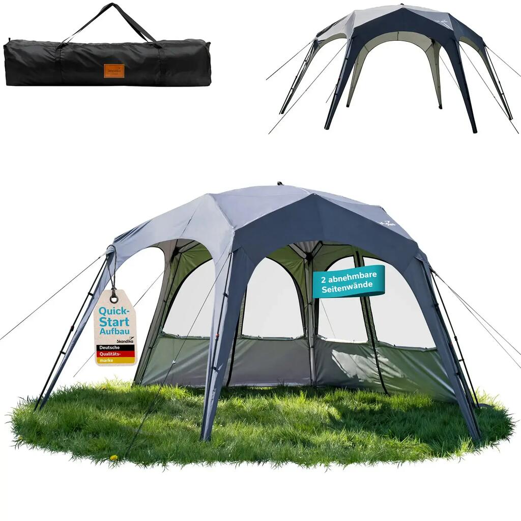 Lundholm 462 Quick-Start Outdoor Garden Gazebo – UPF 80+ UV Protection