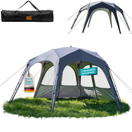 Pavillon Lundholm 462 Quick-Start - Outdoor Gartenpavillon - UV-Schutz UPF 80+