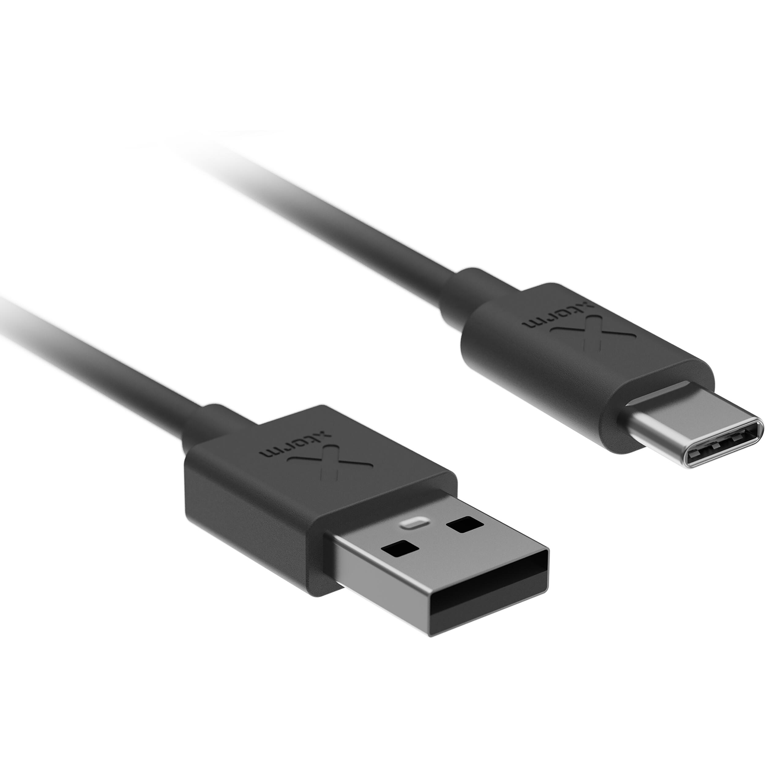 Xtorm USB-A naar USB-C Kabel - 1 Meter - Extra stevige USB-A Kabels - Zwart 2/6