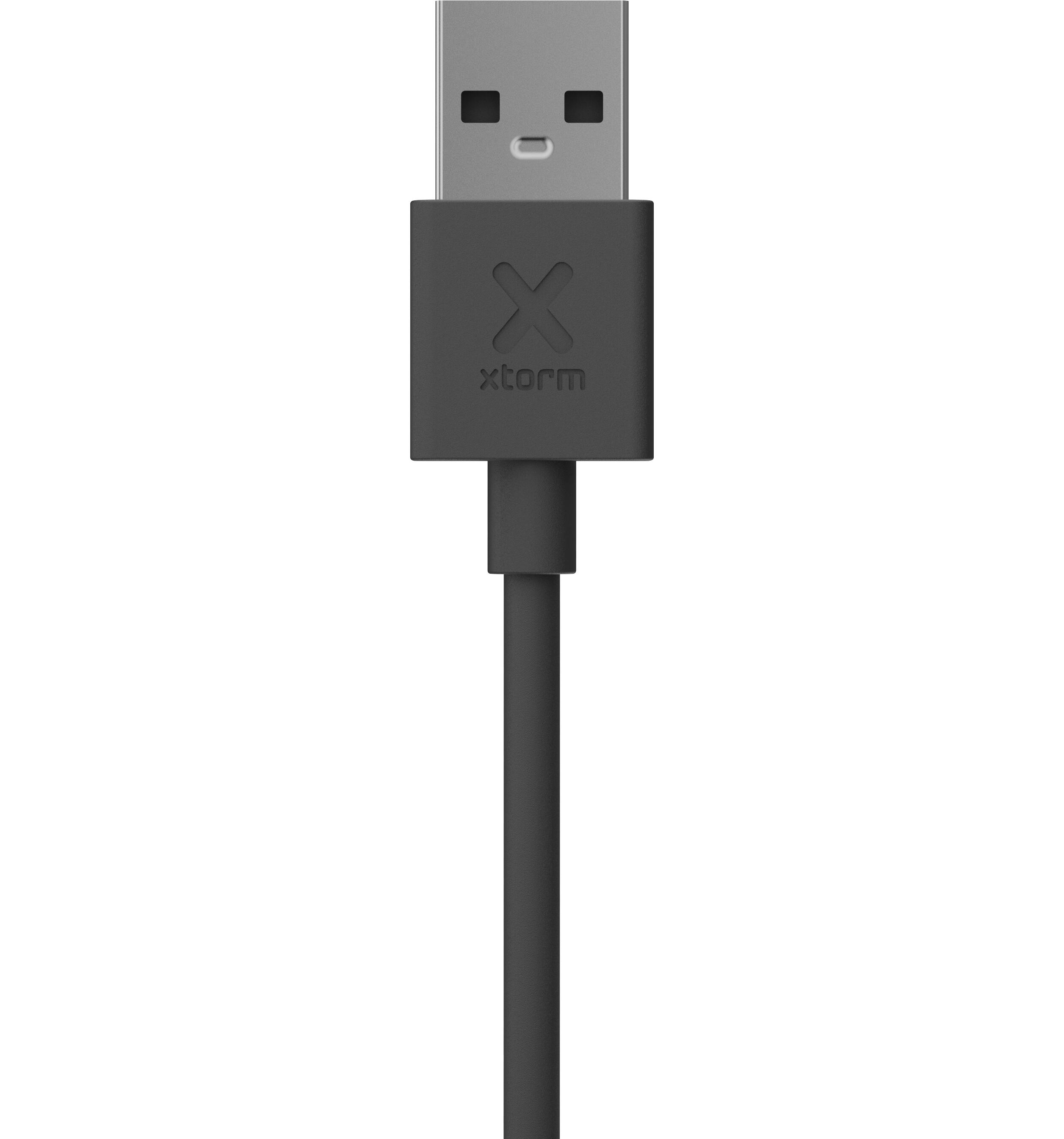 Xtorm USB-A naar USB-C Kabel - 1 Meter - Extra stevige USB-A Kabels - Zwart 4/6