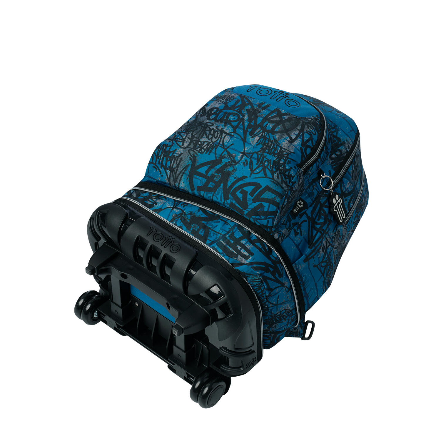 Totto Mochila escolar ruedas Tiza Desmontable Urban Graph Poliéster reciclado 3 5/5