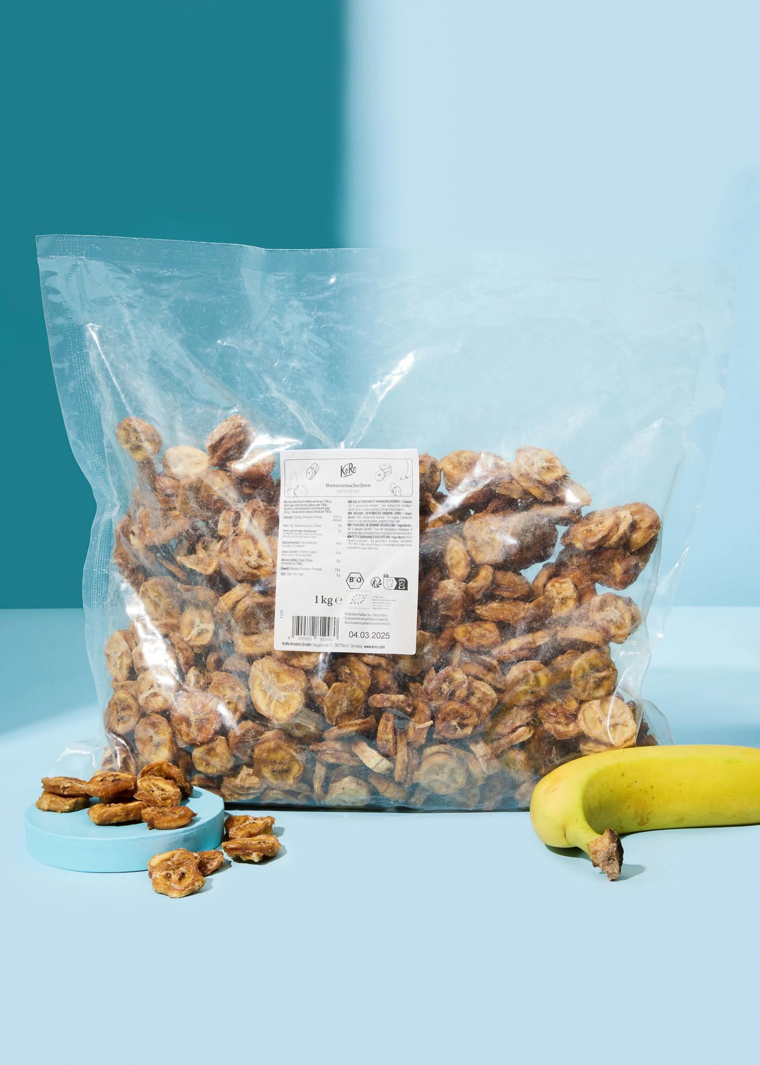 Bananes séchées du Sri Lanka bio 1 kg 1/7