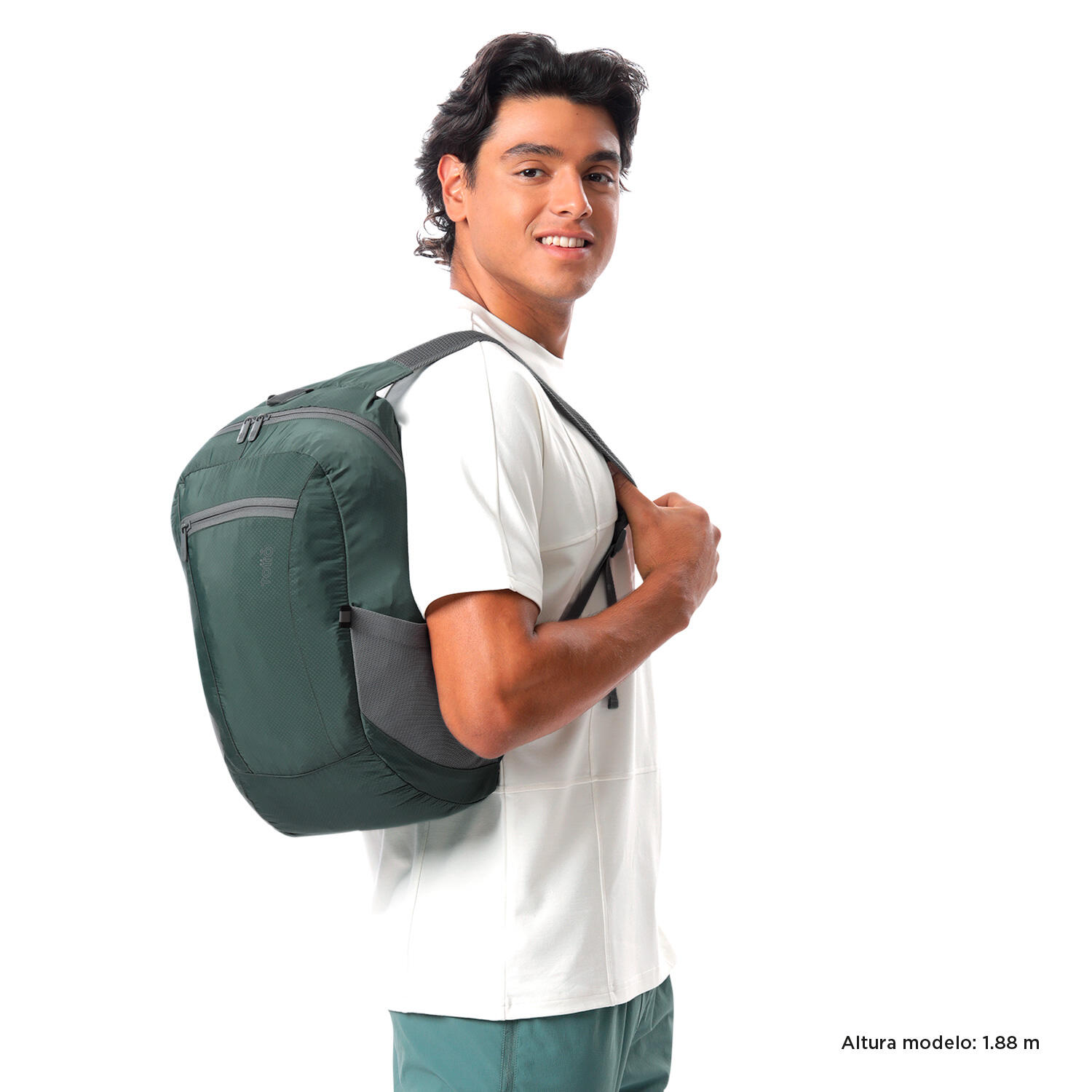 Totto Mochila plegable plegable Silver Pine Poliéster 27 x 42 x 14 cm 3/5