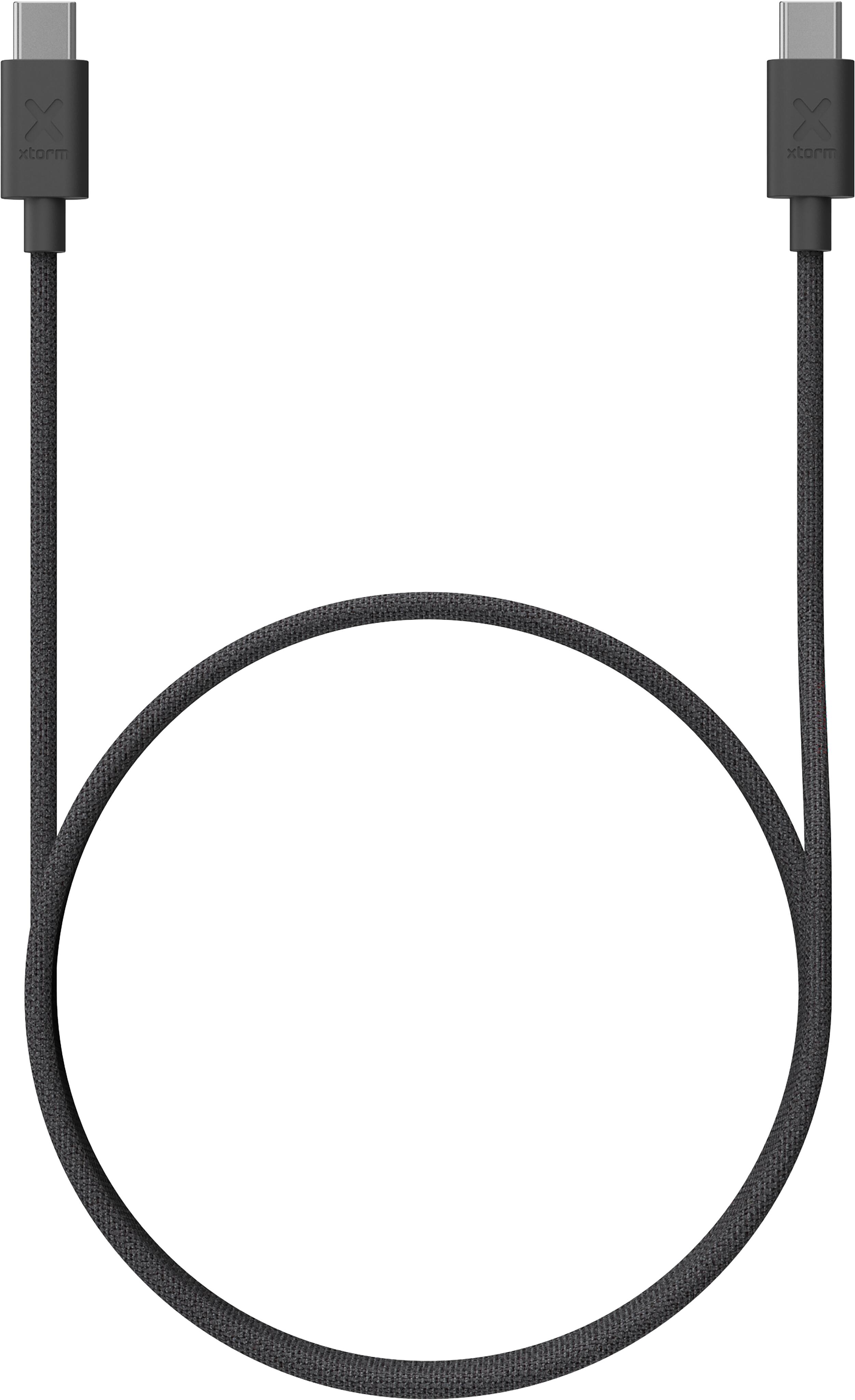 Xtorm Go2 USB-C PD 100W Kabel - 1 Meter - Snellader - Zwart 2/5