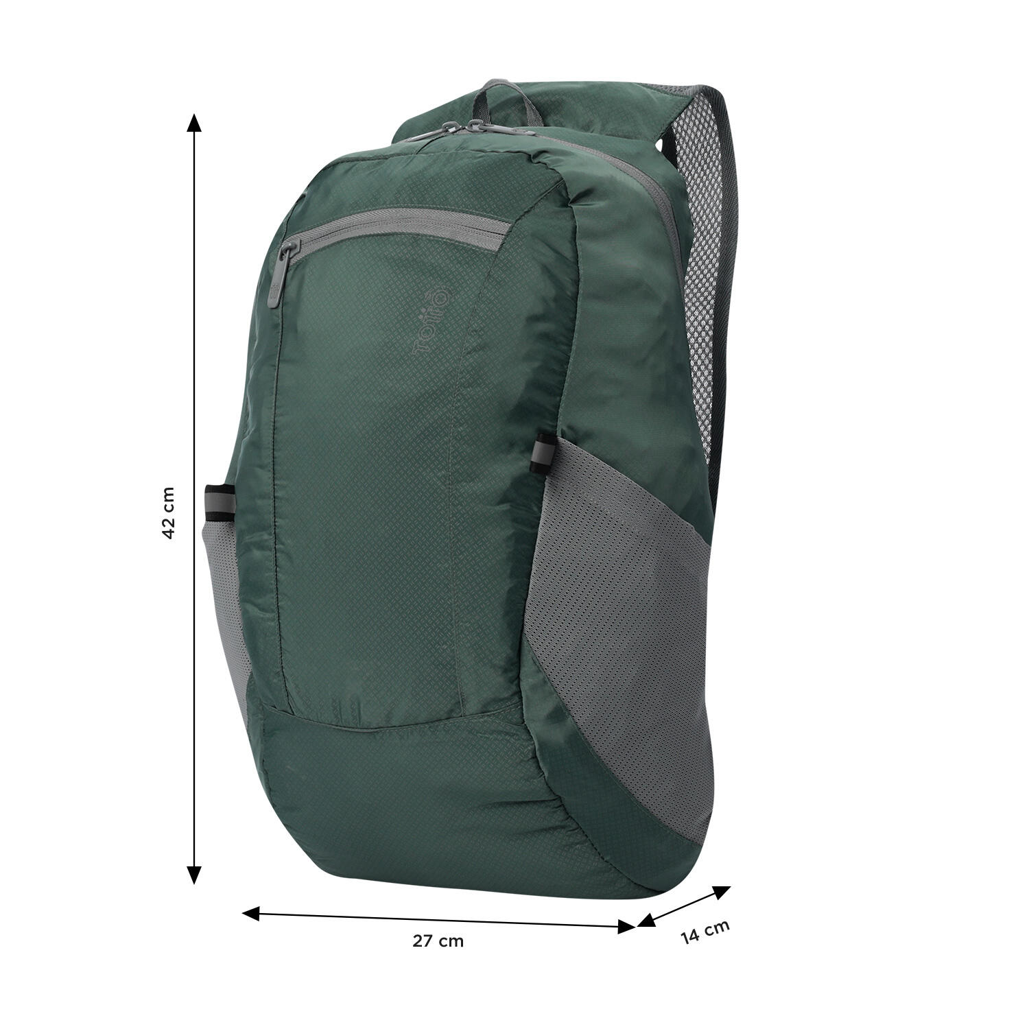 Totto Mochila plegable plegable Silver Pine Poliéster 27 x 42 x 14 cm 4/5