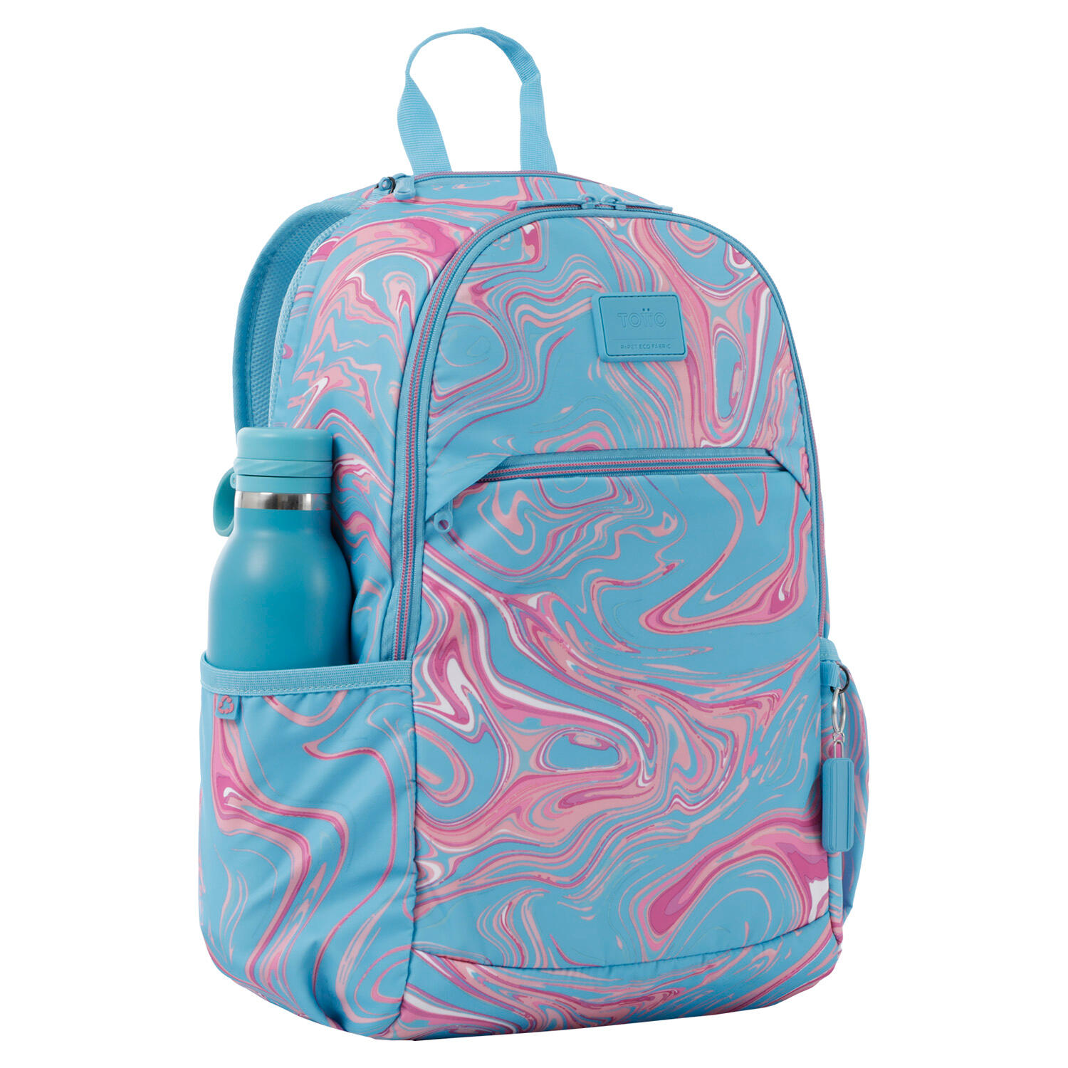 Totto Mochila urbana Tracer 2 Verde Poliéster reciclado 30 x 45 x 7.5 cm 4/5
