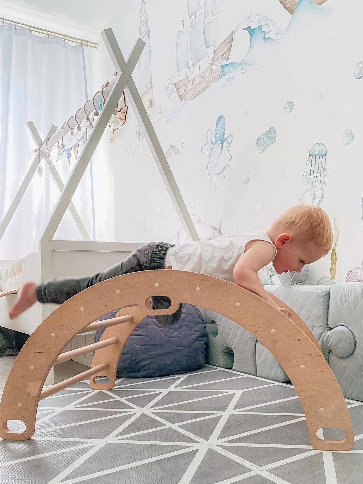 Sweet Plus aire de jeux en bois fait maison 5/7