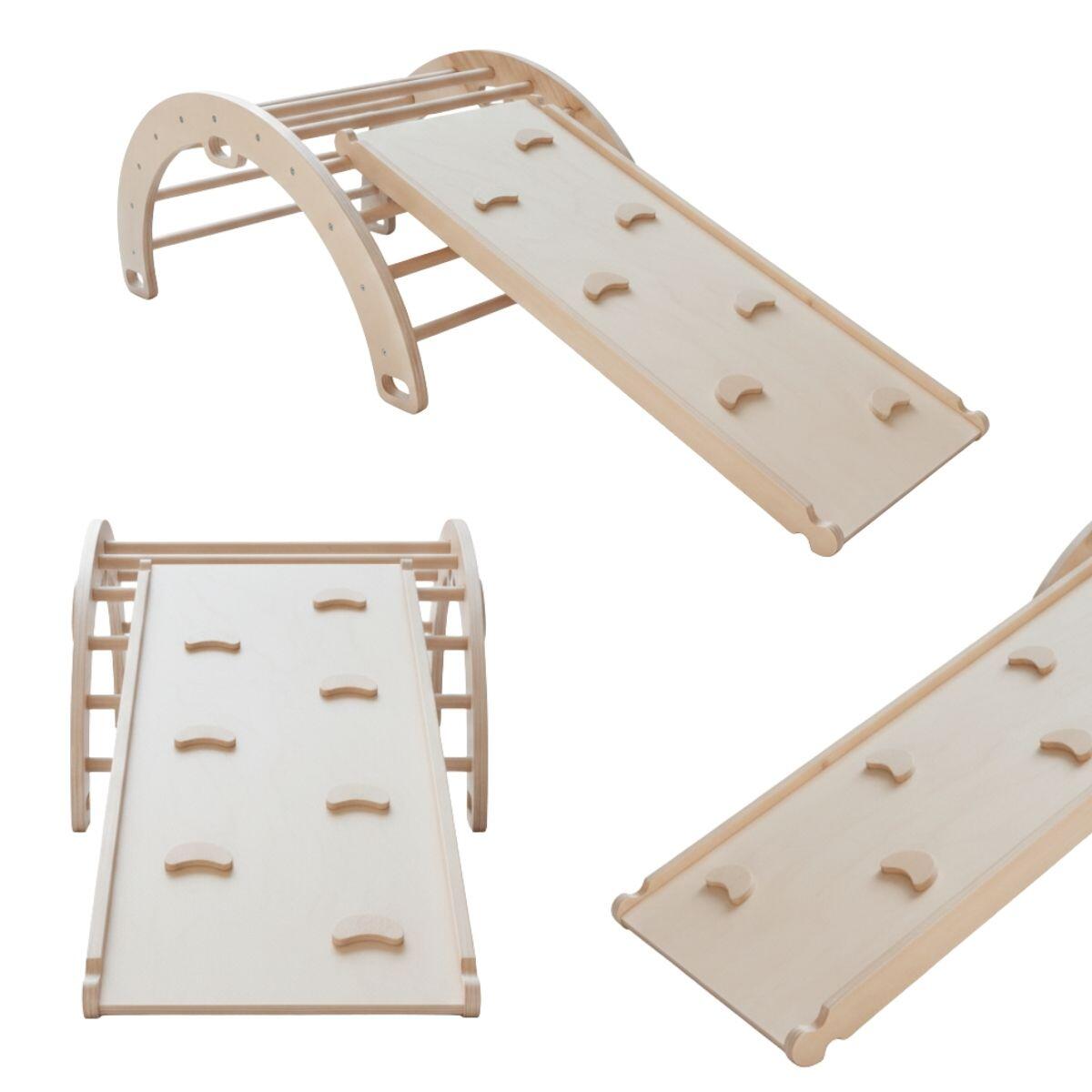 Sweet Plus aire de jeux en bois fait maison 1/7