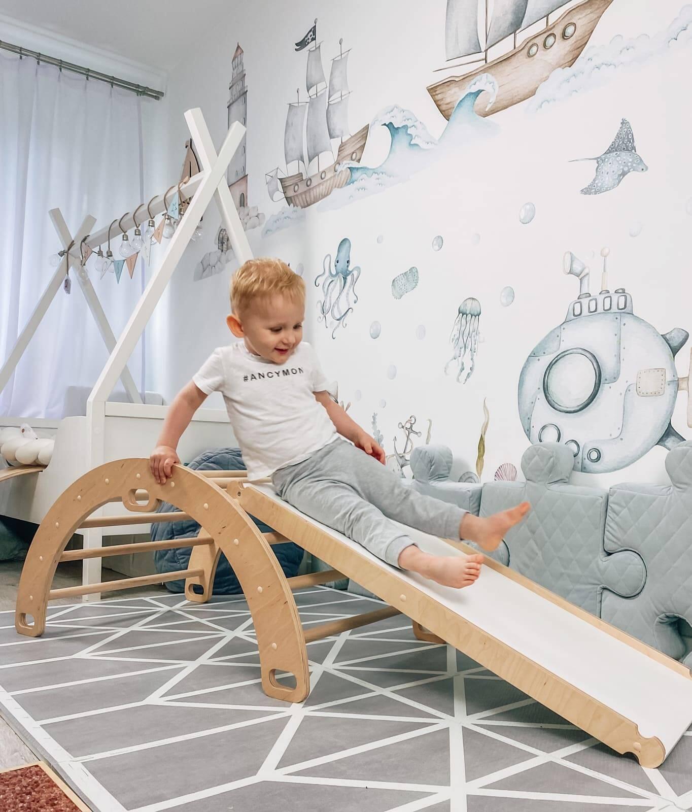 Sweet Plus aire de jeux en bois fait maison 7/7