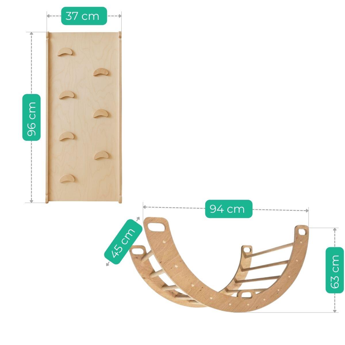 Sweet Plus aire de jeux en bois fait maison 6/7