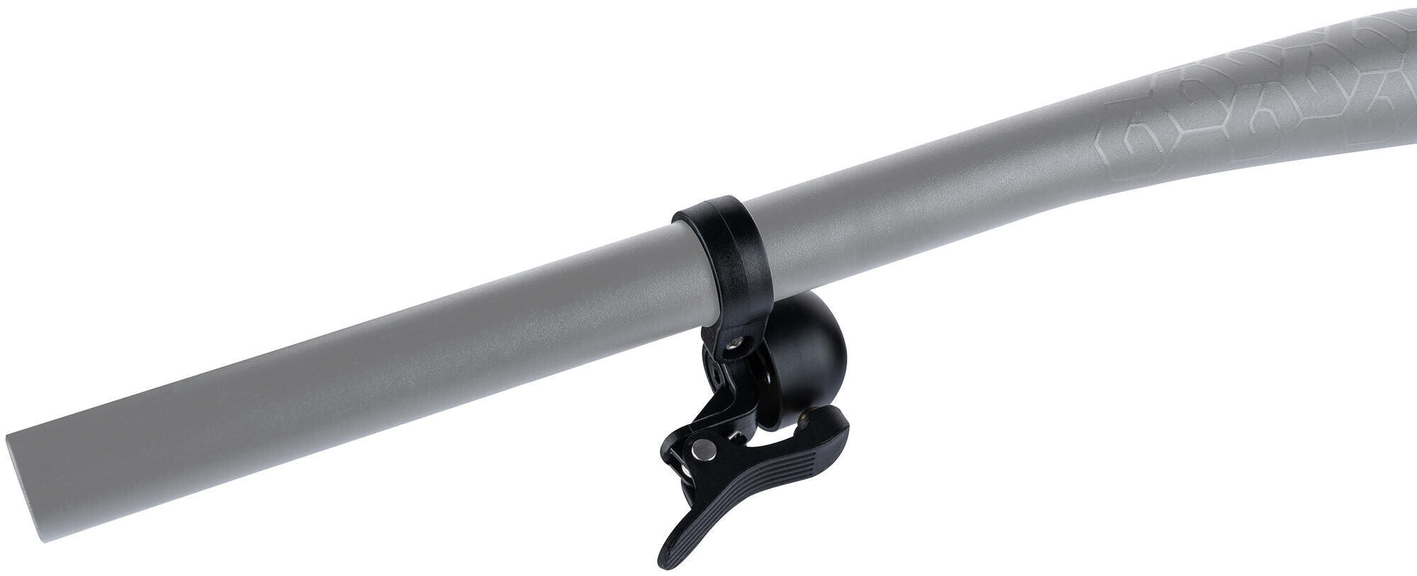 BRAVE CLASSIC mini dzwonek rowerowy ebike, lewy, 22 mm, czarny.