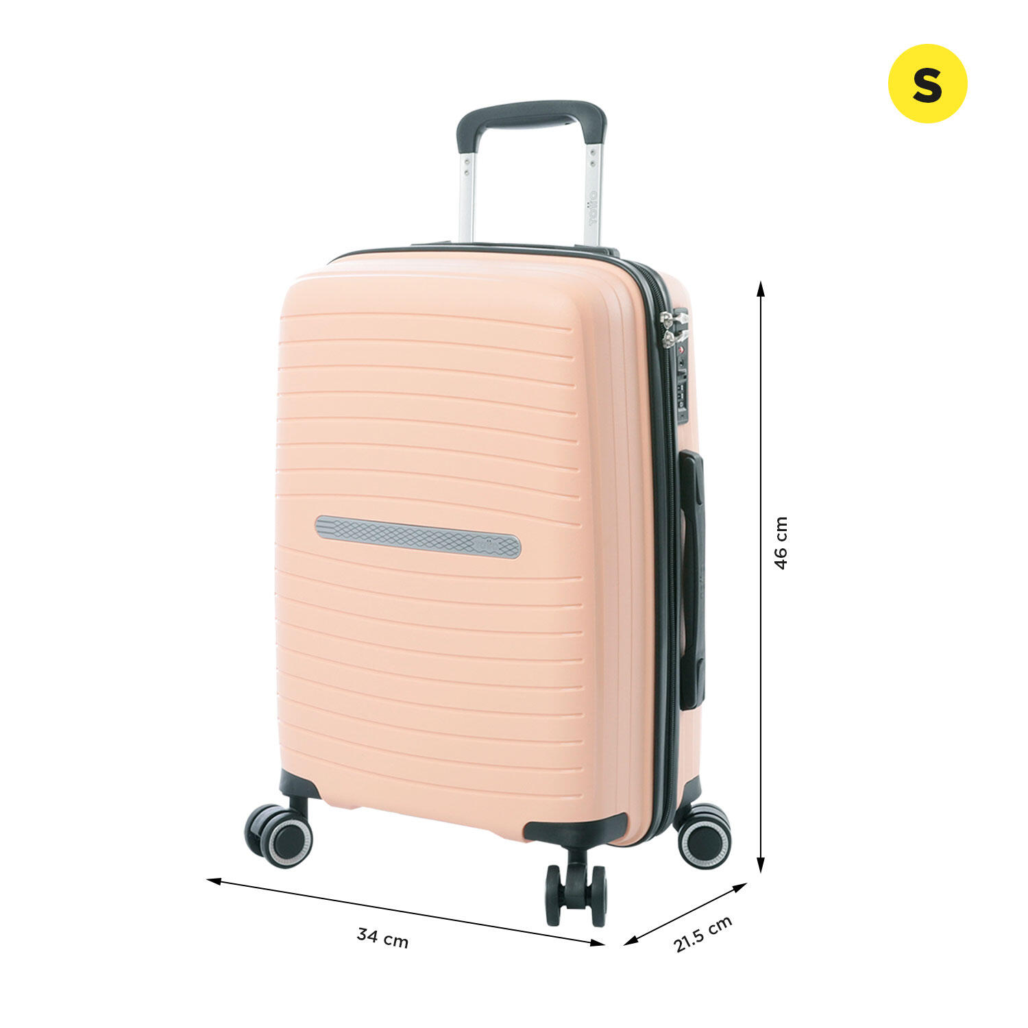 Totto Maleta de cabina Wave Bellini Polipropileno 34 x 46 x 21.5 cm 2/5
