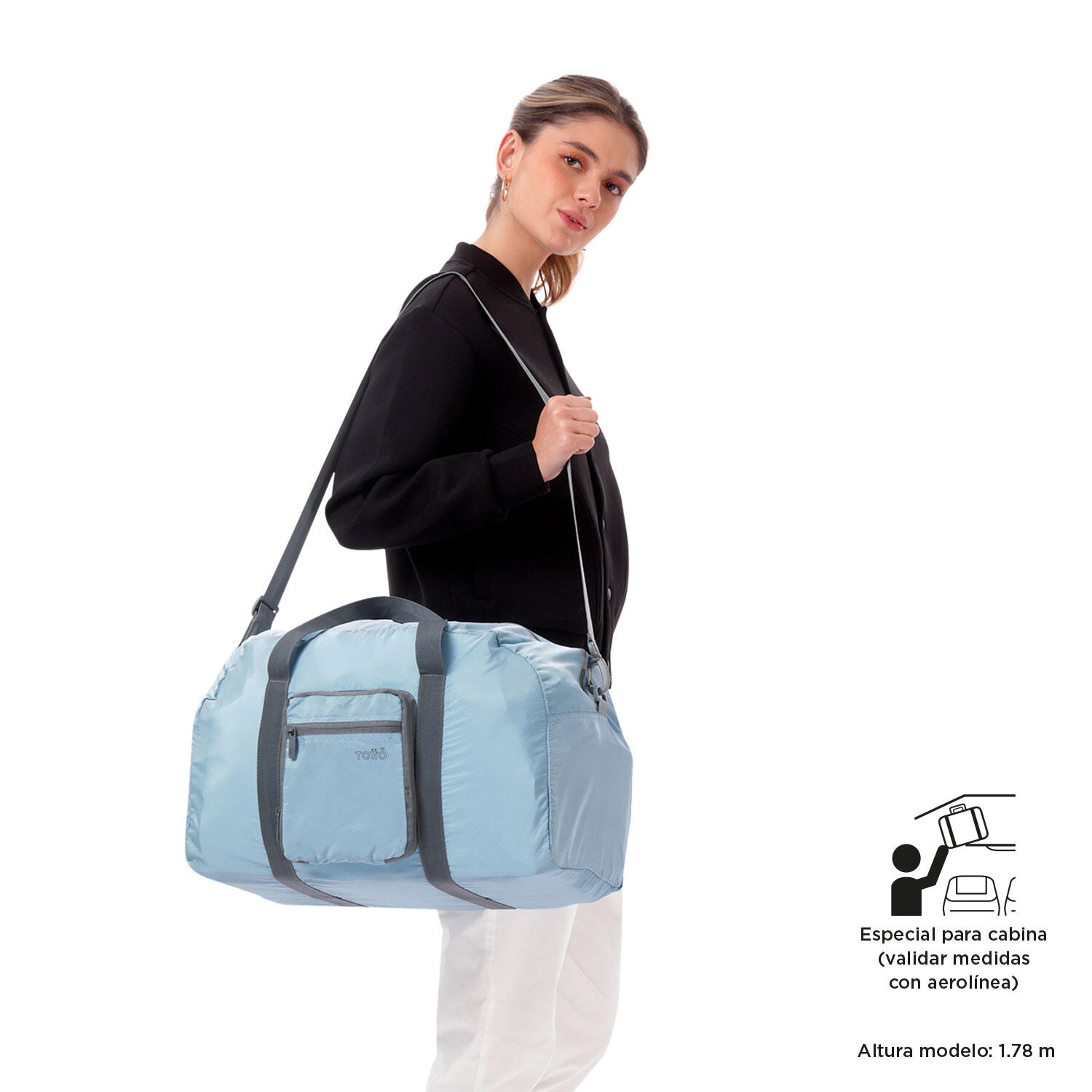 Totto Bolsa viaje plegable Branel 38 Angel Falls Poliéster 48 x 31 x 26 cm 3/5