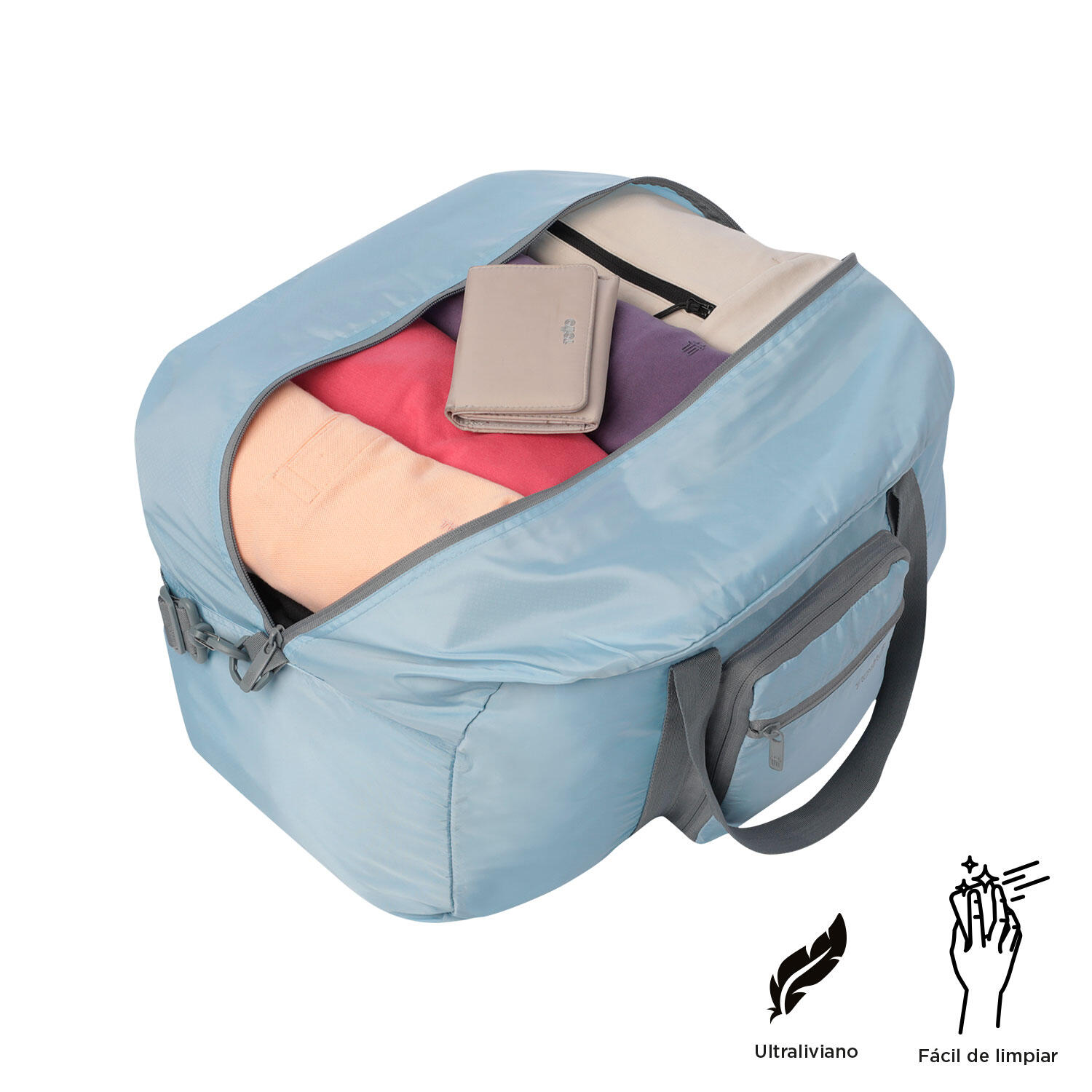 Totto Bolsa viaje plegable Branel 38 Angel Falls Poliéster 48 x 31 x 26 cm 5/5