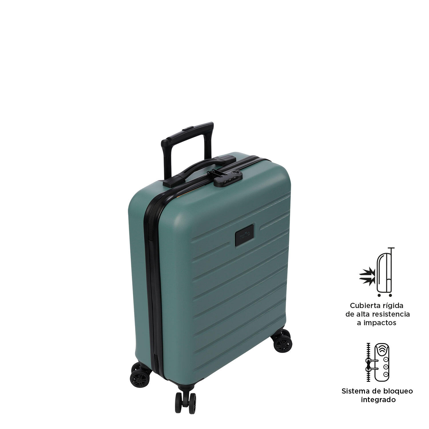 Totto Maleta de cabina Harbor Silver Pine Acrilonitrilo 42 x 55 x 20.5 cm 5/5