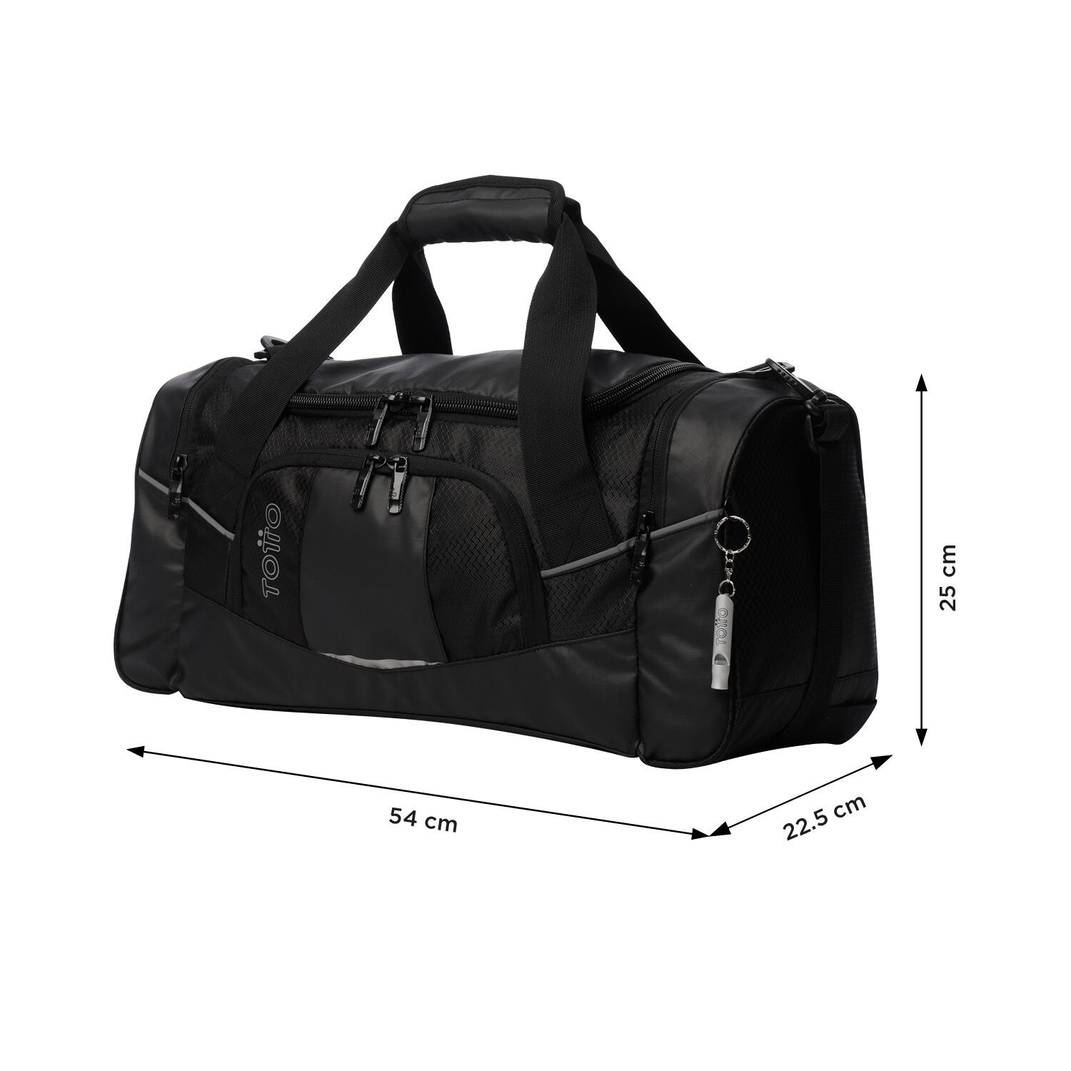 Totto Bolsa viaje Tek 2.0 Negro Poliéster 54 x 25 x 22.5 cm 3/5