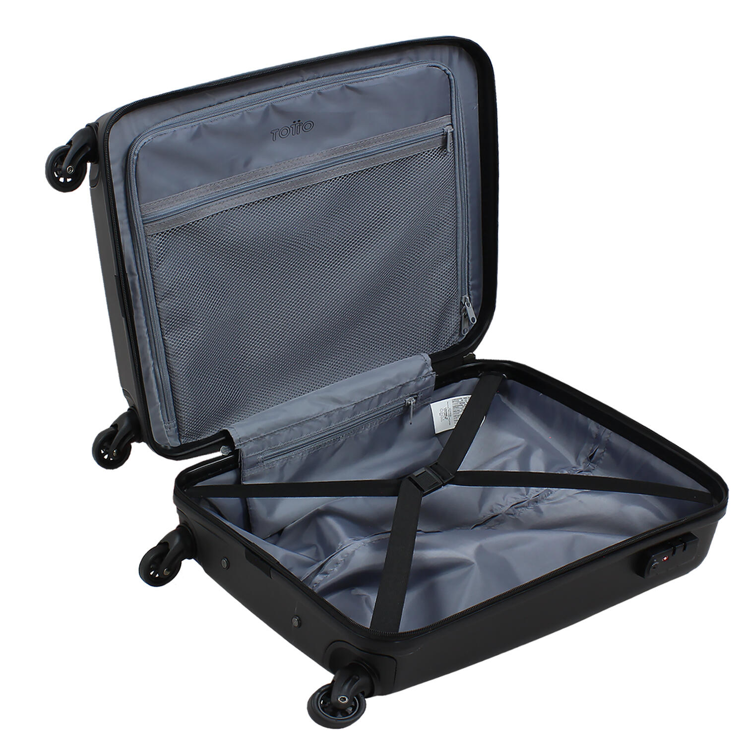 Totto Maleta de cabina Bazy Negro Policarbonato 41 x 54.5 x 21.5 cm 5/5