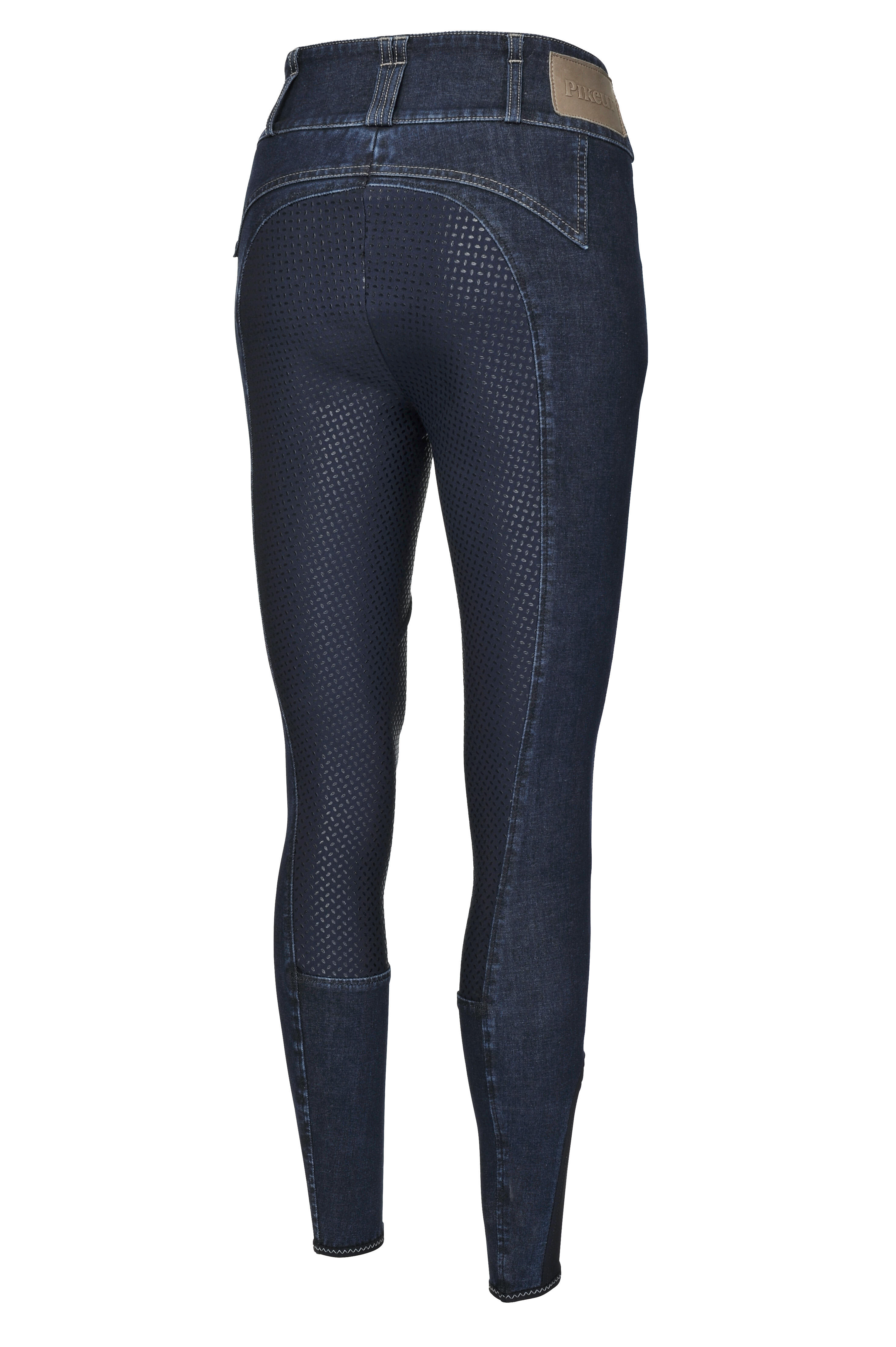 Reithose Damen Candela Jeans Vollgrip denim blue 6/6