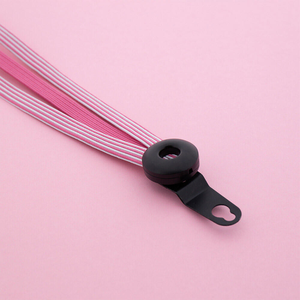 Qibbel Widek Venture fermabagagli elastico 24" Sweet Rose con ganci neri. 2/3