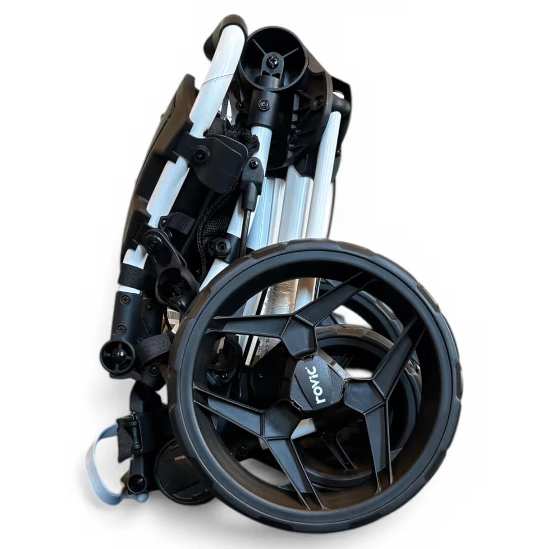 ROVIC QFC Compact de CLICGEAR, chariot de golf manuel, argent/noir 3/3