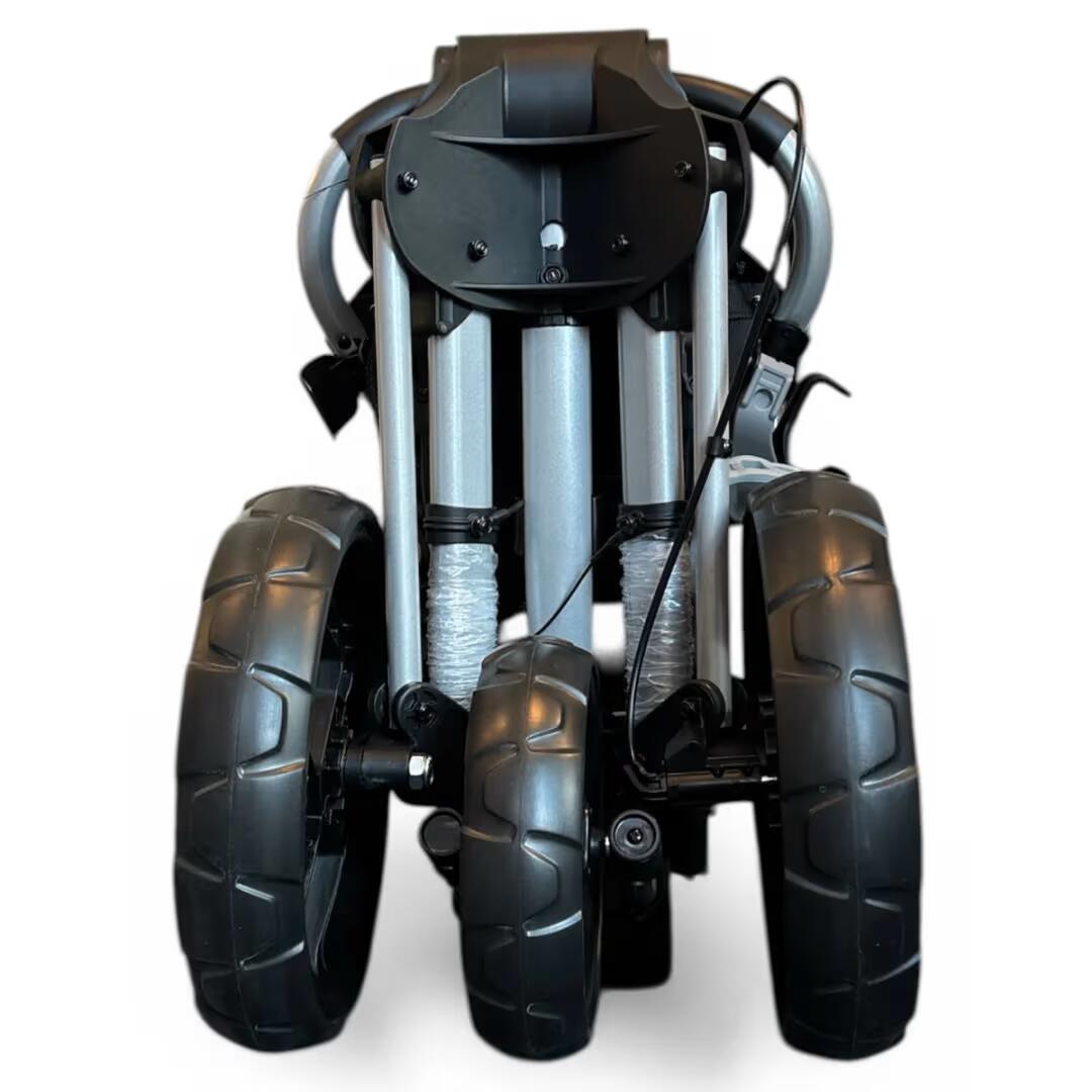 ROVIC QFC Compact de CLICGEAR, chariot de golf manuel, argent/noir 2/3