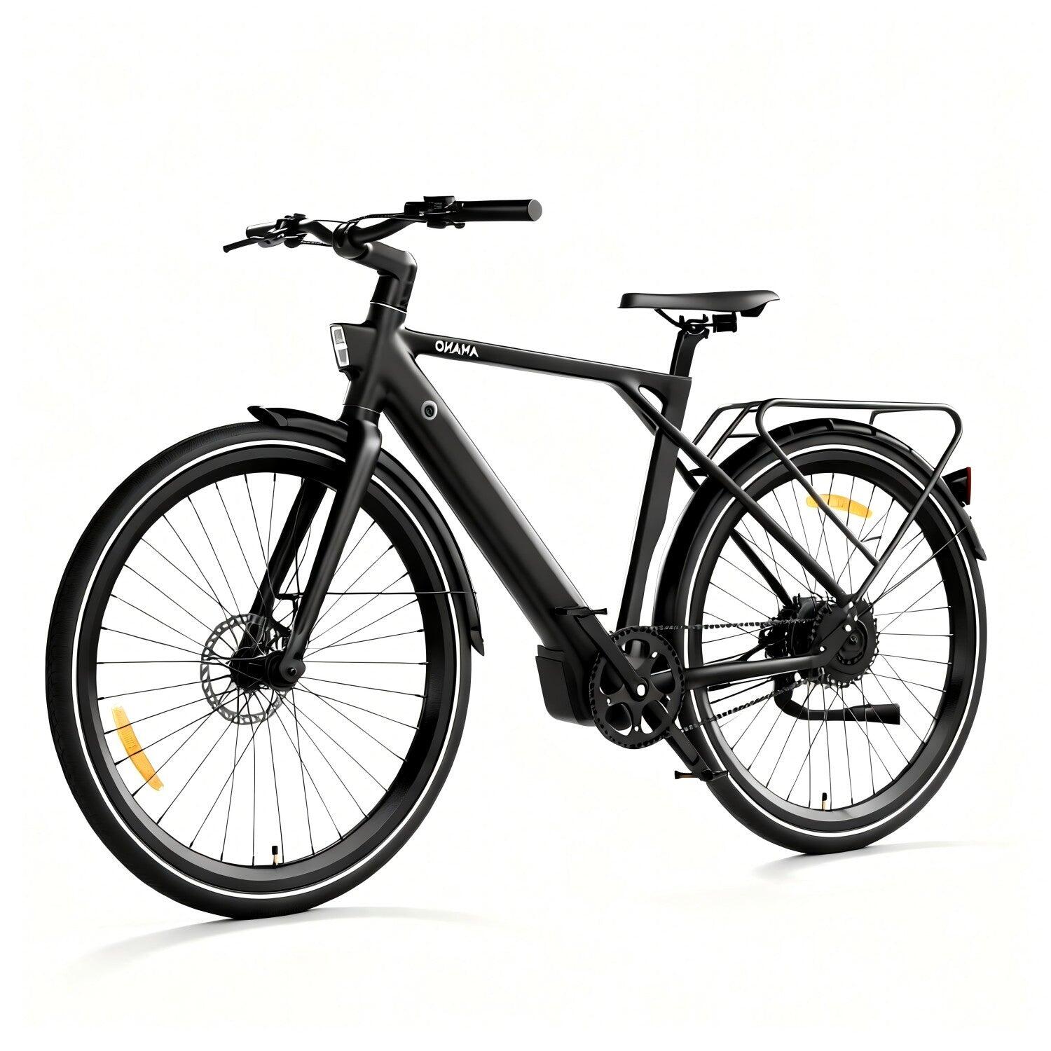 Pixar AMANO S900 250W 36V 10Ah 28" Bicicleta Elétrica Preta 3/5