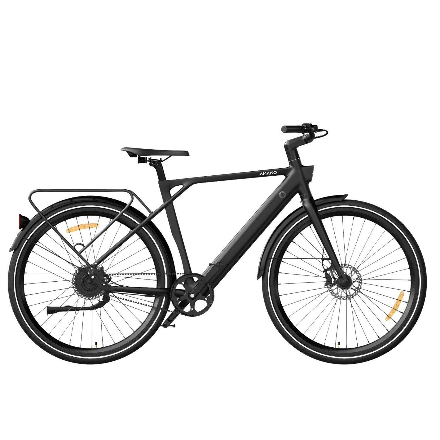 Pixar AMANO S900 250W 36V 10Ah 28" Bicicleta Elétrica Preta 2/5