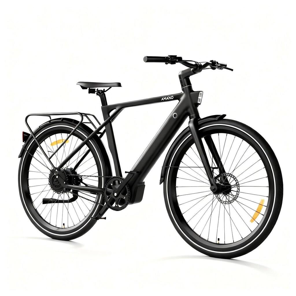 Pixar AMANO S900 250W Ebike 36V 10AH Rear Rack Disc 28" Black