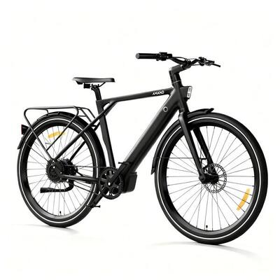 Pixar AMANO S900 250W 36V 10Ah 28" Bicicletta Elettrica Nera