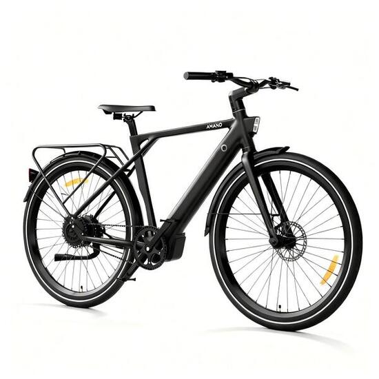 Pixar AMANO S900 250W 36V 10Ah 28" Bicicletta Elettrica Nera