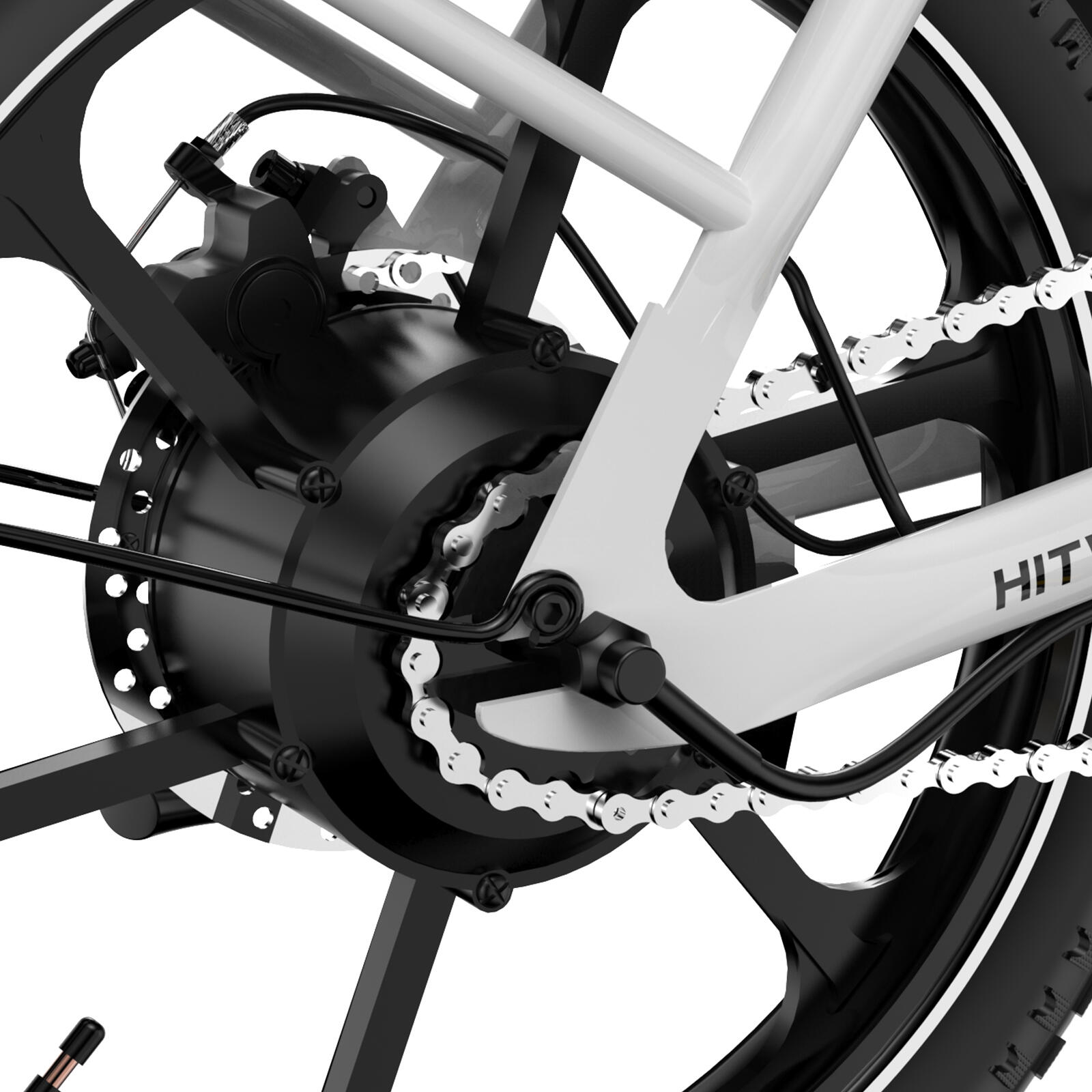 Bici elettrica pieghevole 16" 13ah 100km BK5 APP 4/7
