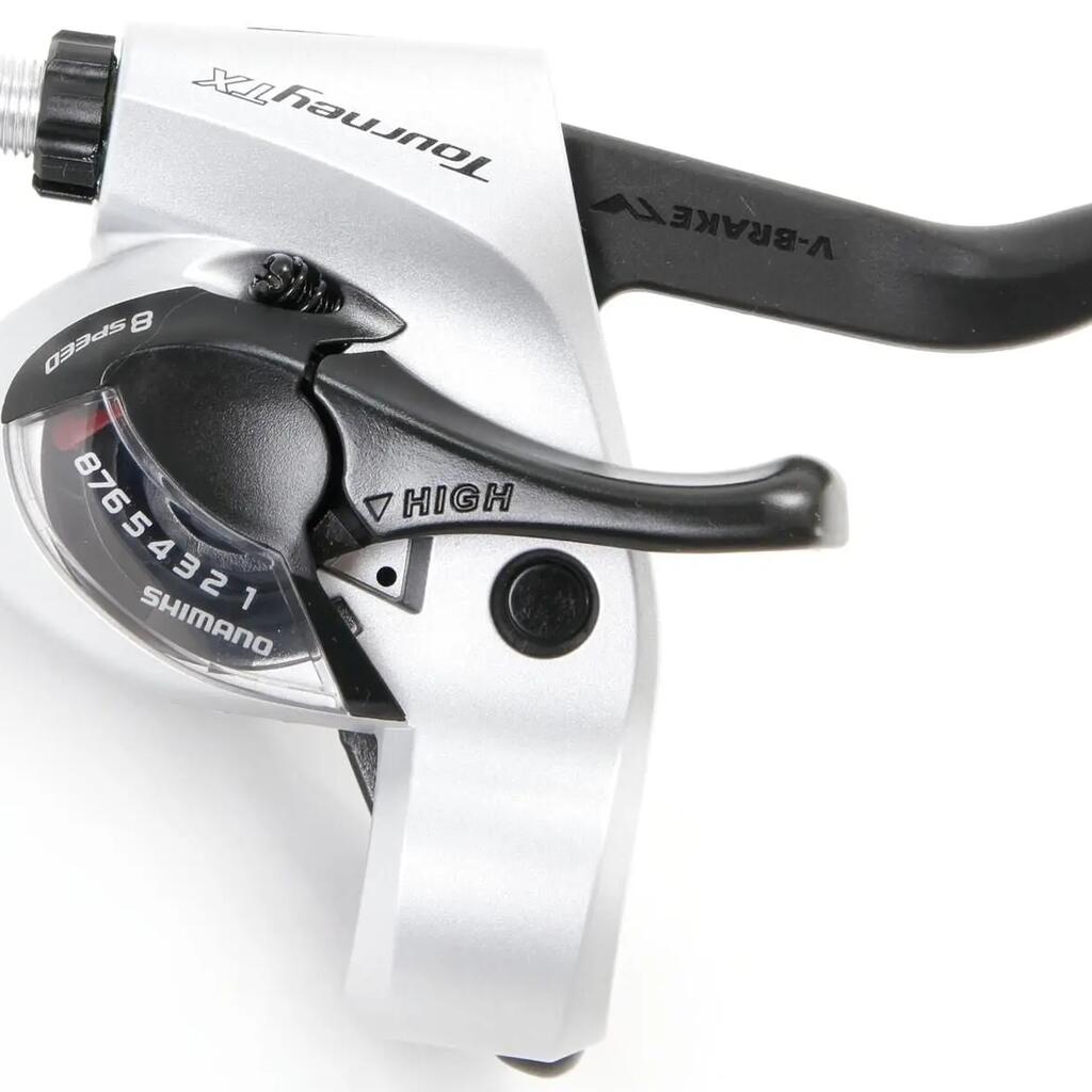 Shimano Tourney TX ST-TX800 shift/brake lever - 8-speed, silver