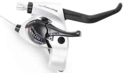 Shimano Tourney ST-TX800 Bremsschalthebel 8-Gang rechts silber