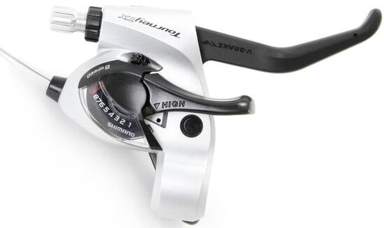Shimano Tourney ST-TX800 Bremsschalthebel 8-Gang rechts silber