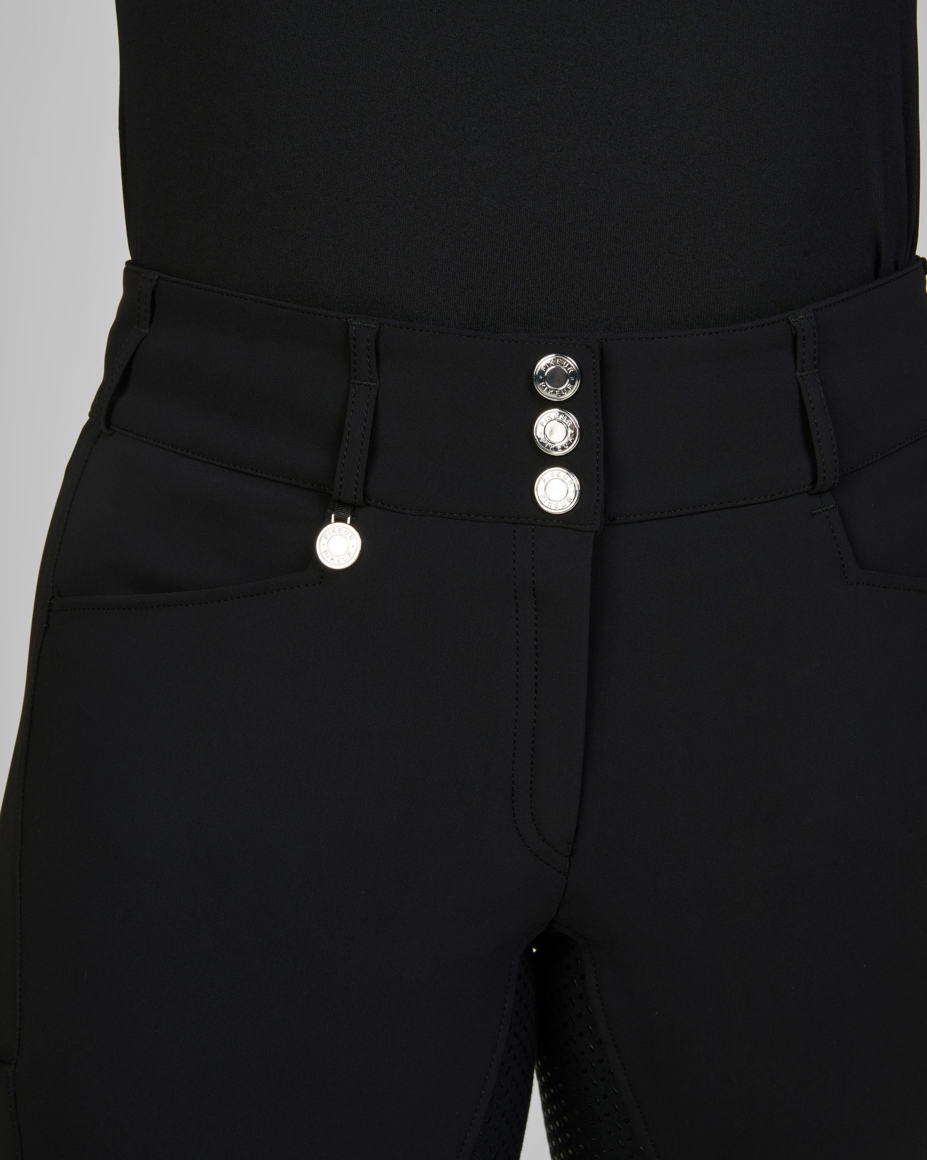 Reithose Damen New Candela mit Vollgrip schwarz 4/7