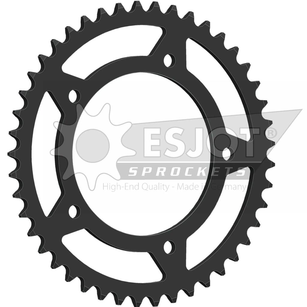 ESJOT chain wheel 520 45z steel, black.