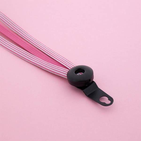 Qibbel Widek Explorer fascia 20" staffe nere rosa/bianco. 3/3