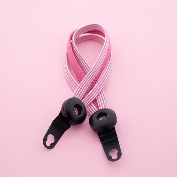 Qibbel Widek Explorer fascia 20" staffe nere rosa/bianco. 2/3