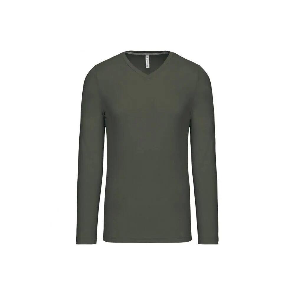 T-Shirt Kariban Col V manches longues 2/7