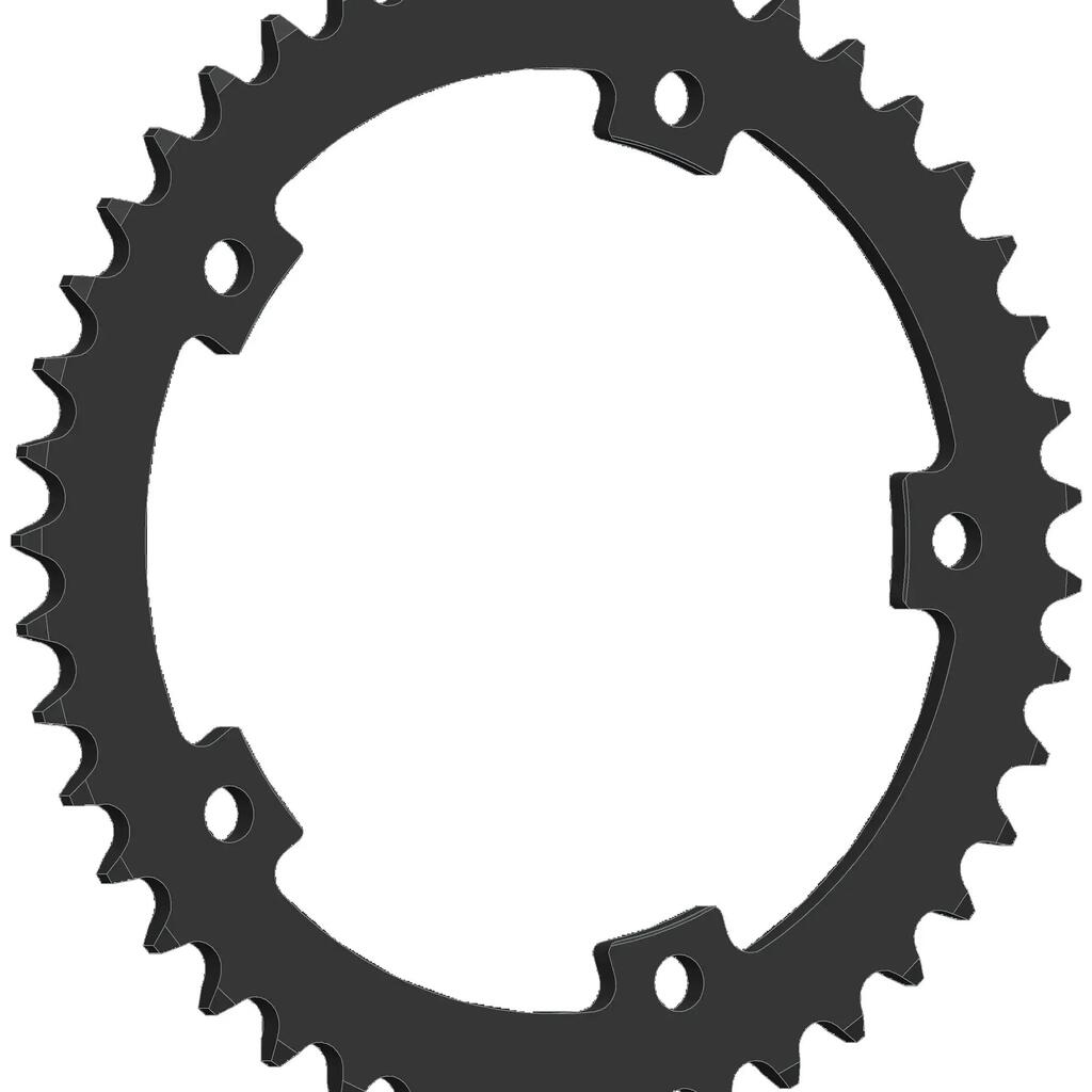 ESJOT 520 Chain Wheel — 43 Teeth, Steel, Black.