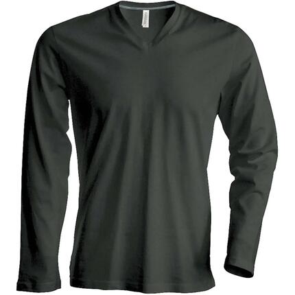 T-shirt manches longues col V Kariban