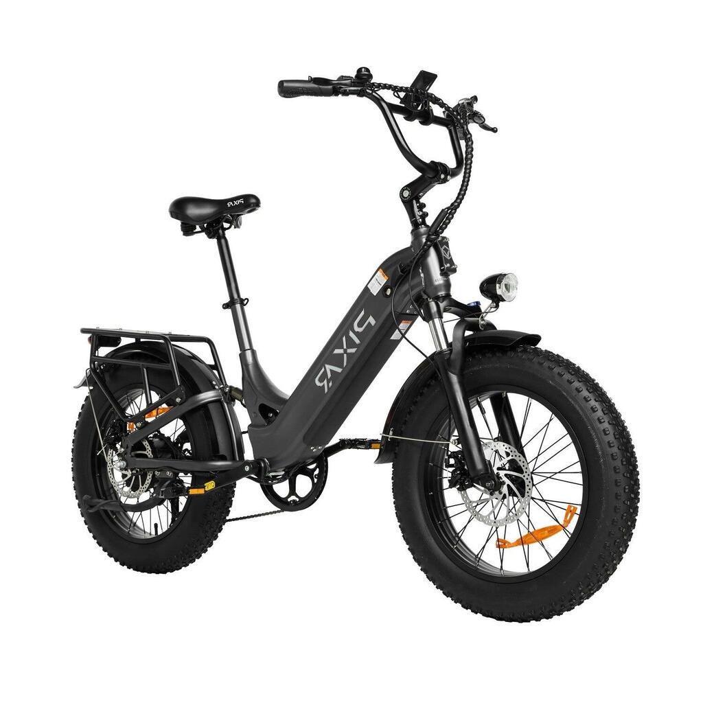 Pixar RIDE1 Grey 500W Electric Bike 48V 10.4Ah 20x4 Tire