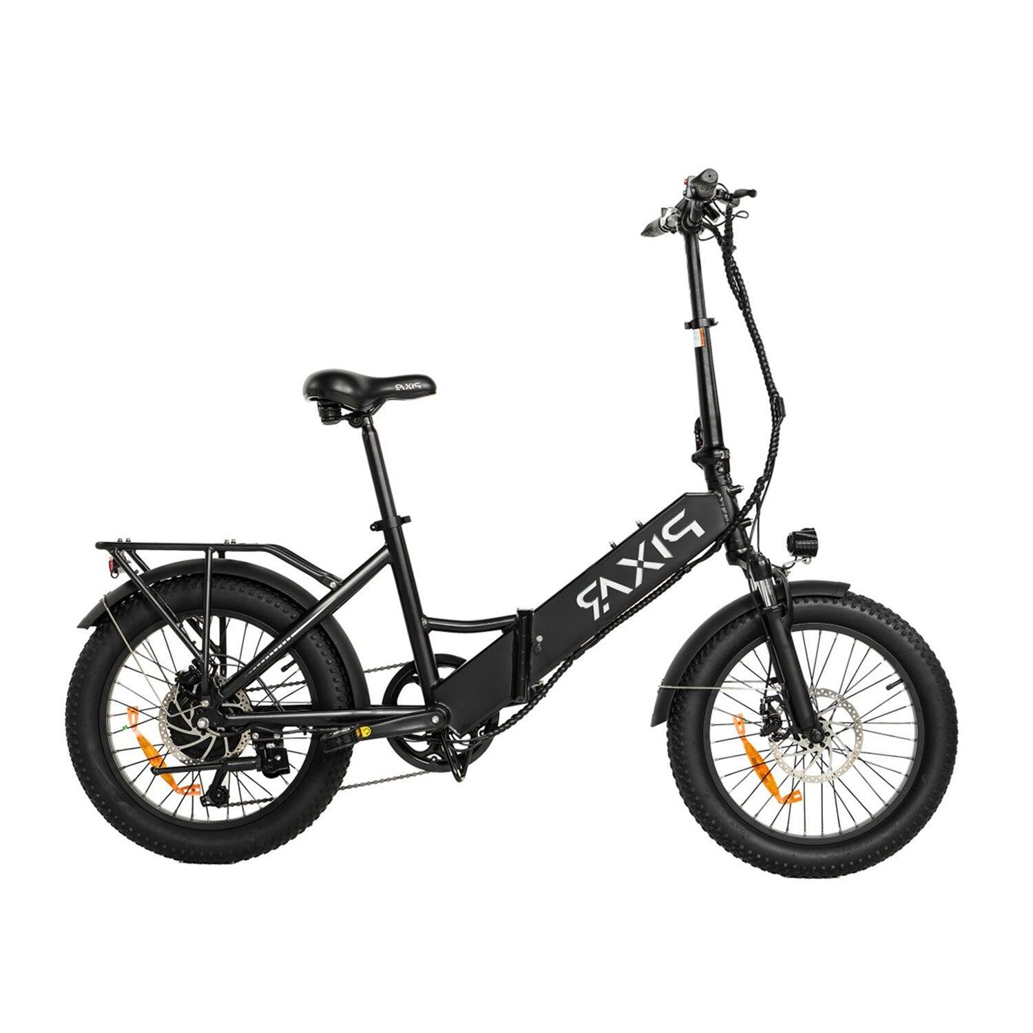 Pixar WIND1 500W 48V 10,4Ah 20x3 Bicicleta Elétrica Preta Freio a Disco 2/5