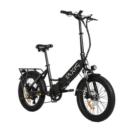 Pixar WIND1 500W 48V 104Ah 20x3 Bicicletta Elettrica Nero Freno a Disco