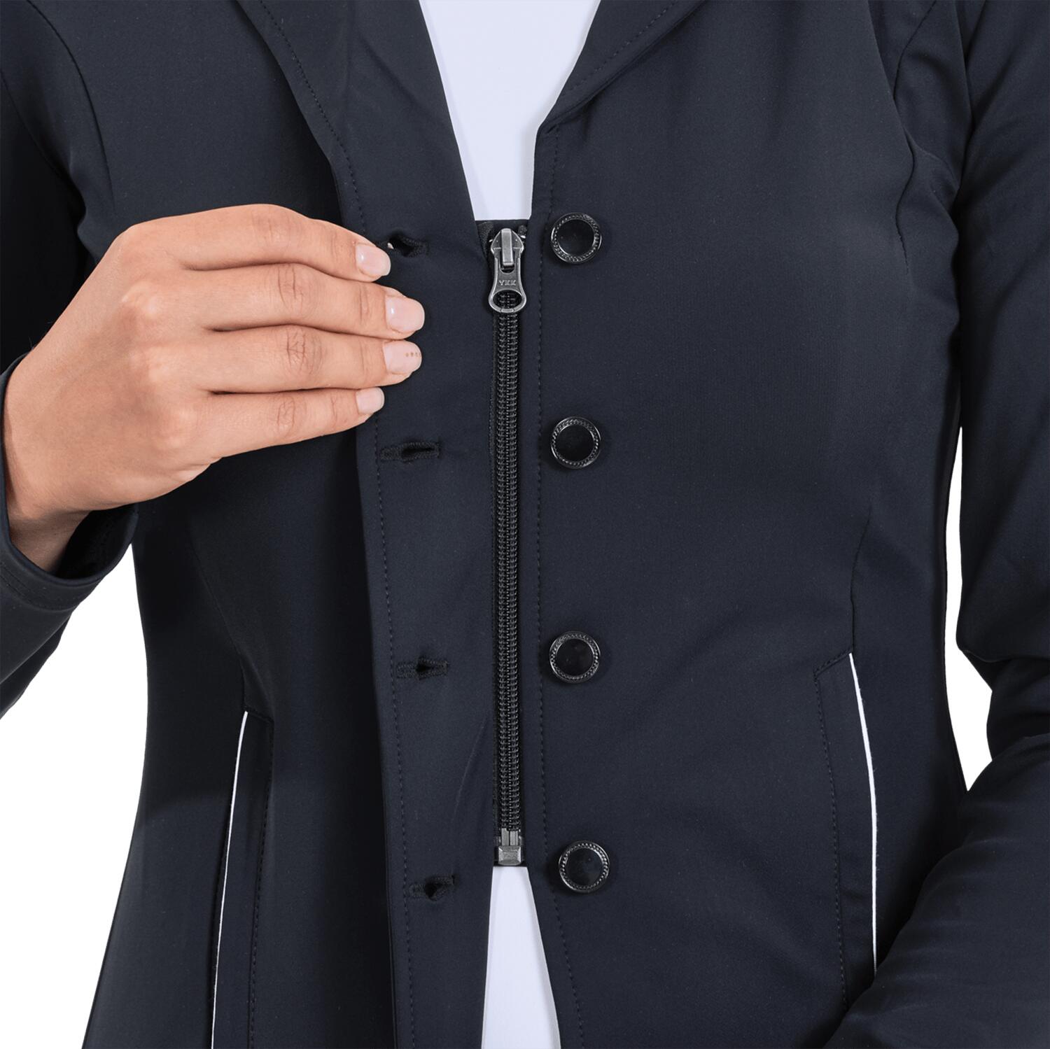 Turnierjacket Damen Palermo schwarz 6/7