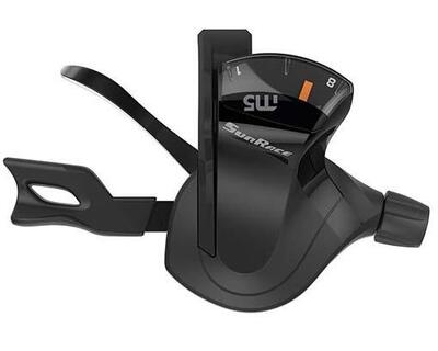 Leva del cambio SunRace DLM503 8V Nero