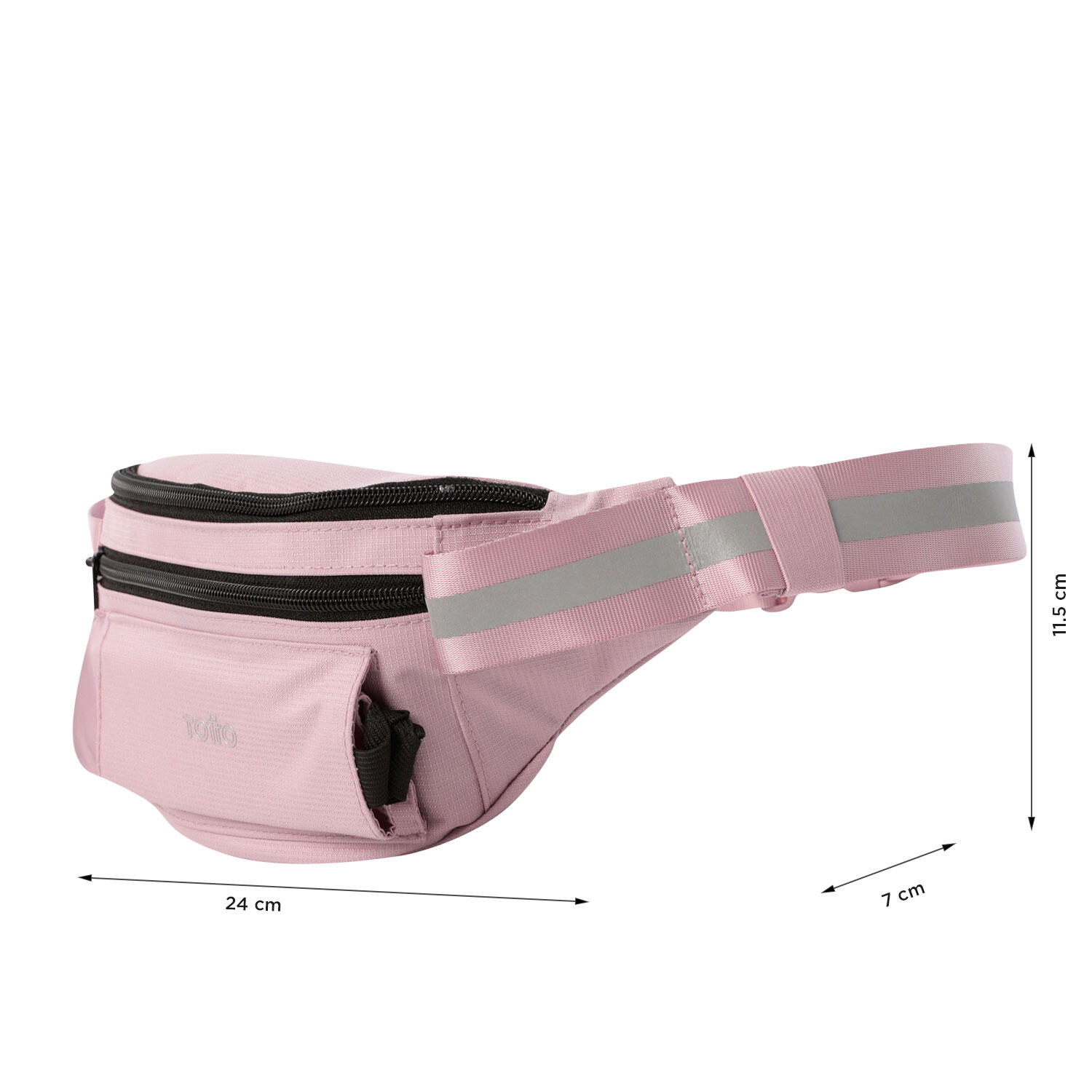 Totto Riñonera Running 2.0 Keepsake Lilac Poliéster 24 x 11.5 x 7 cm 3/5