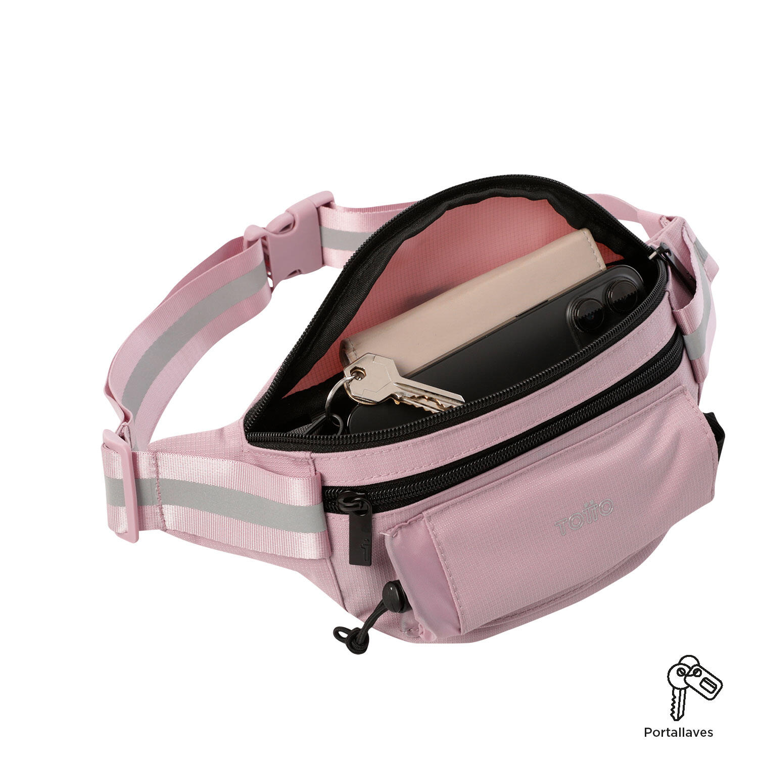 Totto Riñonera Running 2.0 Keepsake Lilac Poliéster 24 x 11.5 x 7 cm 5/5