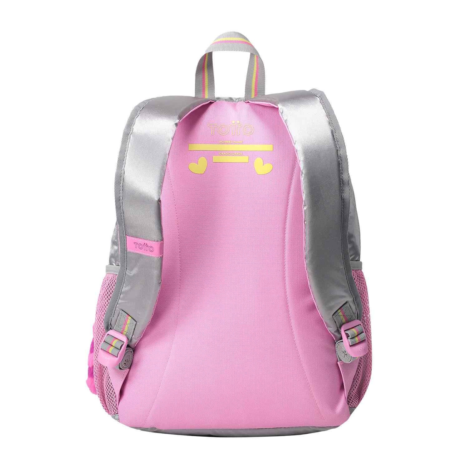 Totto Mochila escolar Minimal Gris Poliéster 28.5 x 40 x 11.5 cm 3/5
