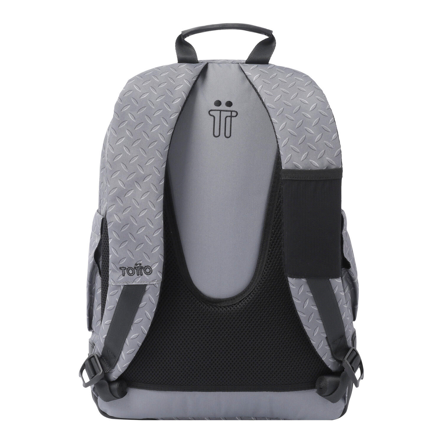Totto Mochila escolar Crayoles Gris metálido Poliéster 33 x44 x13.5 cm 3/5